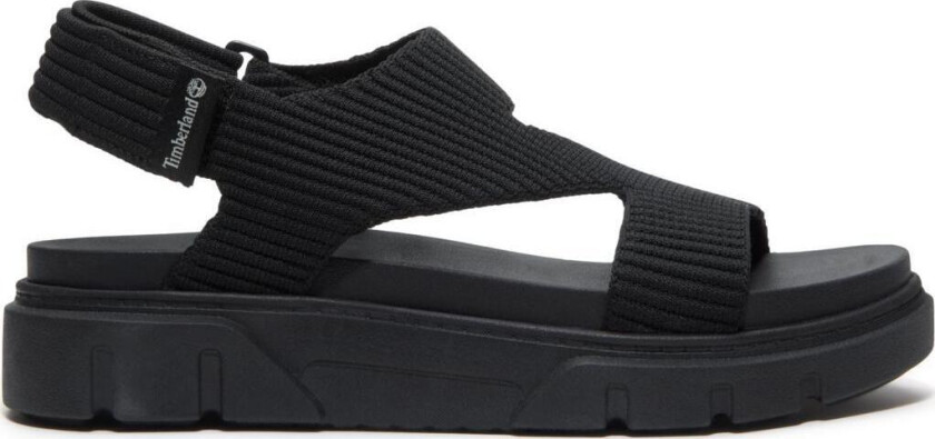 Women's Backstrap Sandal Black Knit