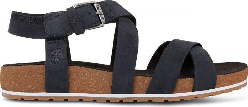 Women's Malibu Waves Ankle Strap Sandal Jet Black