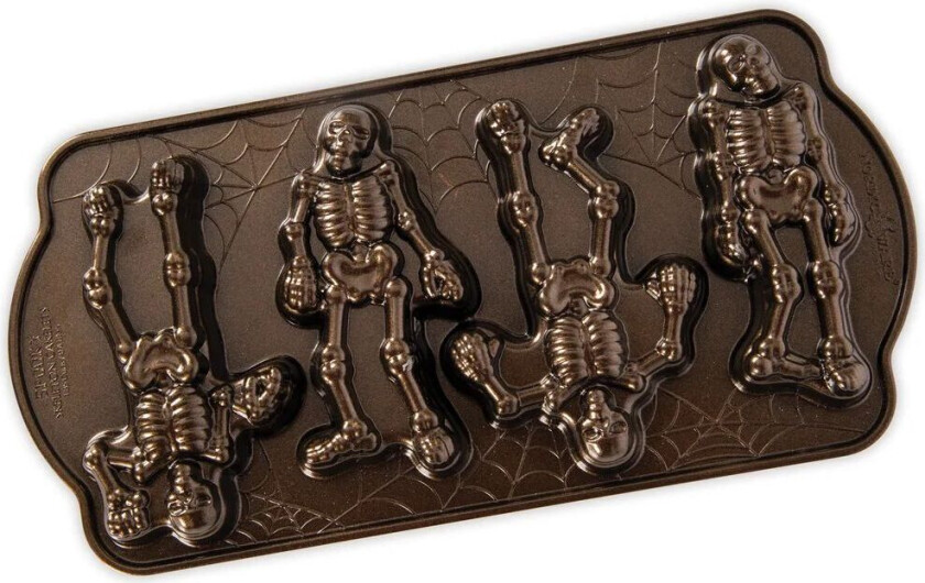 Spooky Skeleton kakeform Bronse