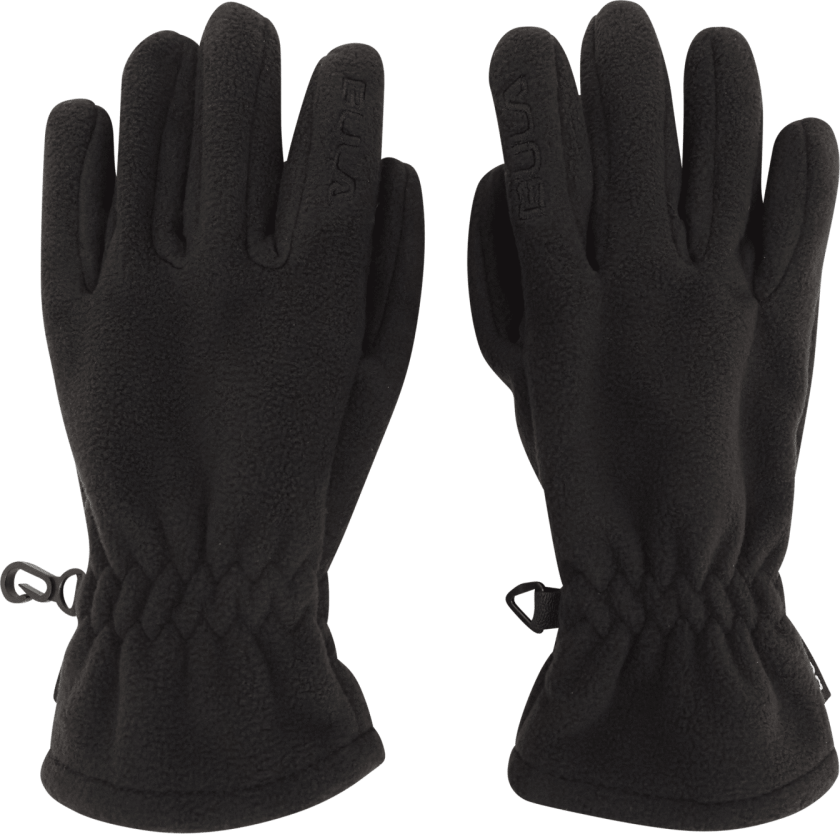 Fleece Gloves, fleecehansker, junior BLACK