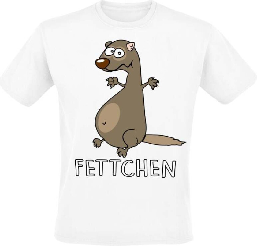 Fun T-skjorte - Fettchen - M til 3XL - Herrer - hvit