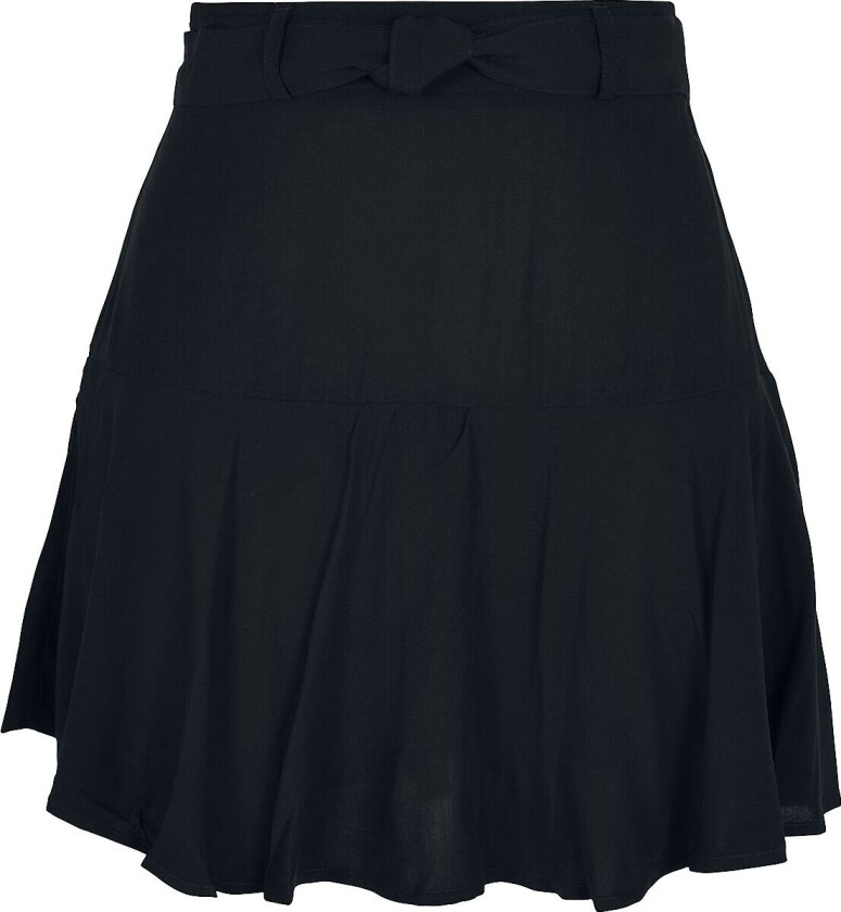 Kort skjørt - Viscose Mini Skjørt - XS til XL - Damer - svart