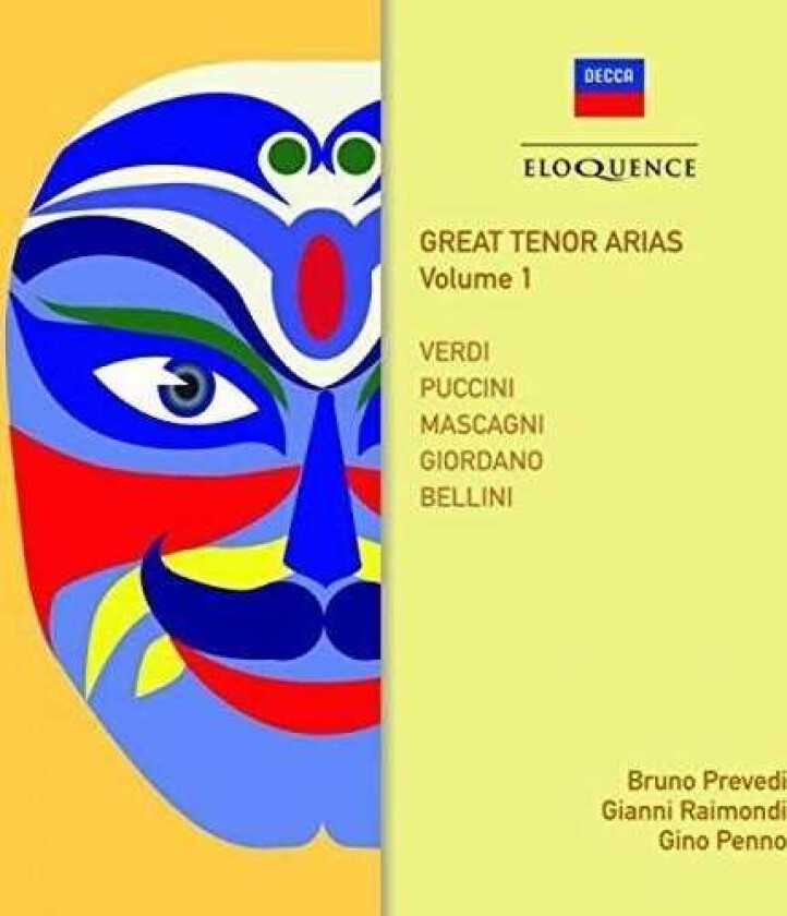 Bruno Prevedi, Gianni Raimondi, Gino Penno Great Tenor Arias 1 CD