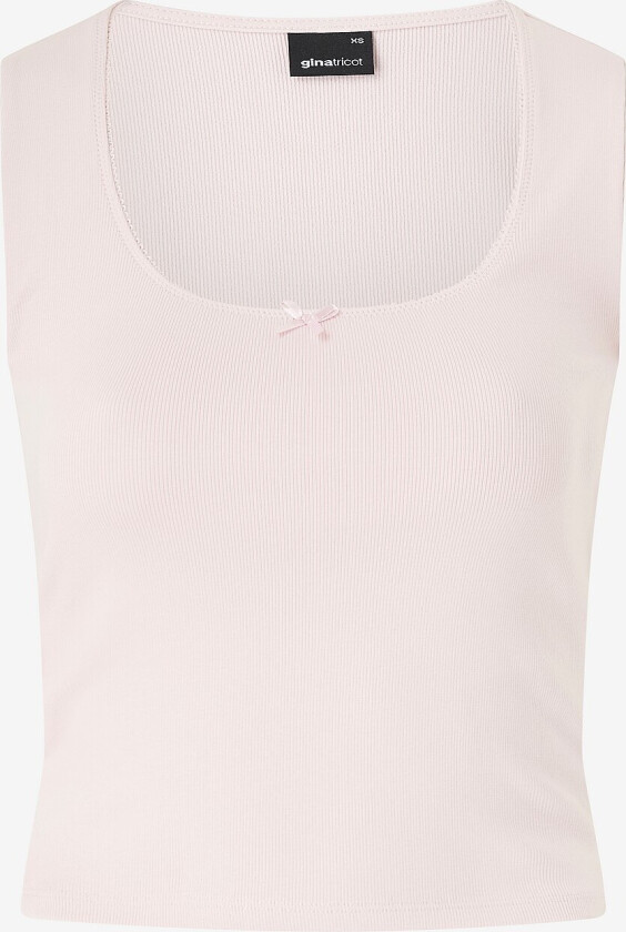 Topp Tight Rib Top - Rosa