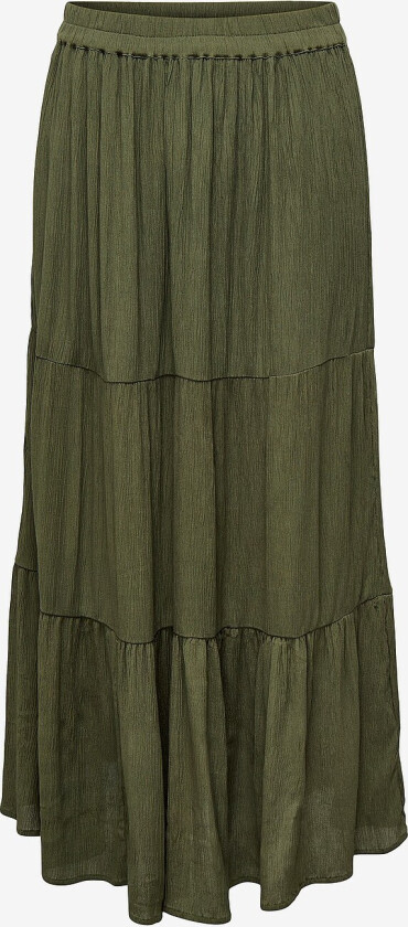 Skjørt Onlmikka Life Long Skirt Wvn Noos - Brun