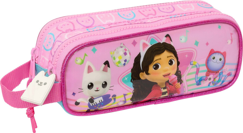 Dobbeltpennal Party, Lyserosa - Pennal - Polyester