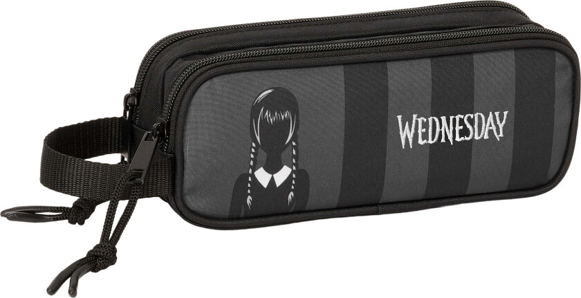 Dobbeltpennal, Svart - Pennal - Polyester