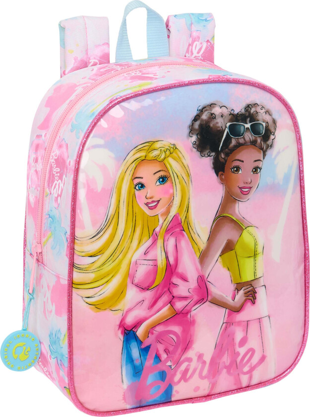 Mini Ryggsekk 6L Painterly, Rosa/lyseblå - Ryggsekker - Polyester