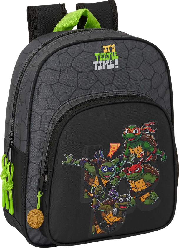 Ninja Turtles Small Ryggsekk 9L, Grå/Svart - Ryggsekker - Polyester