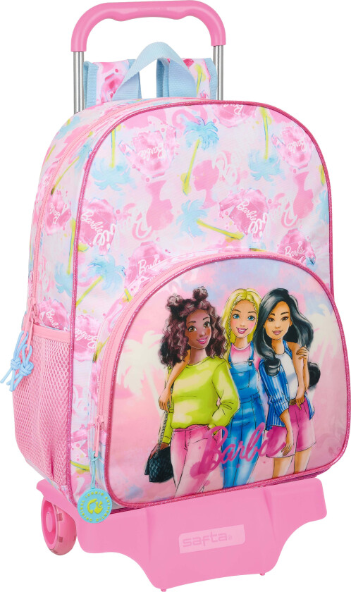 Trolley Trillekoffert 21L Painterly, Rosa/lyseblå - Kofferter - Polyester,Plast,Stål