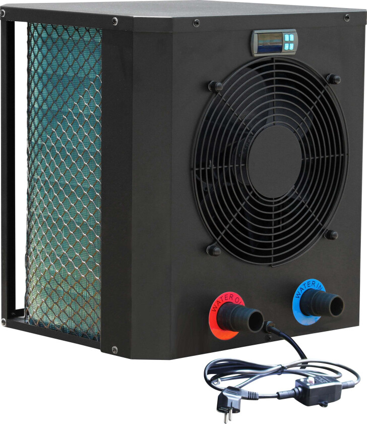 Swim & Fun Heat Splasher ECO Bassengvarmepumpe 4.2 kW, Grå - Bassenger - Metall