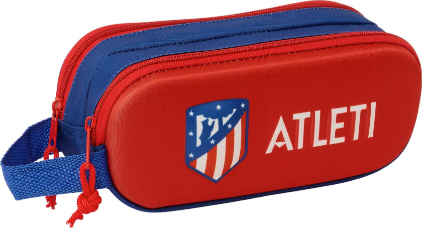 AtleticoMadrid 3D Dobbeltpennal Atleti, Rød - Pennal - Polyester