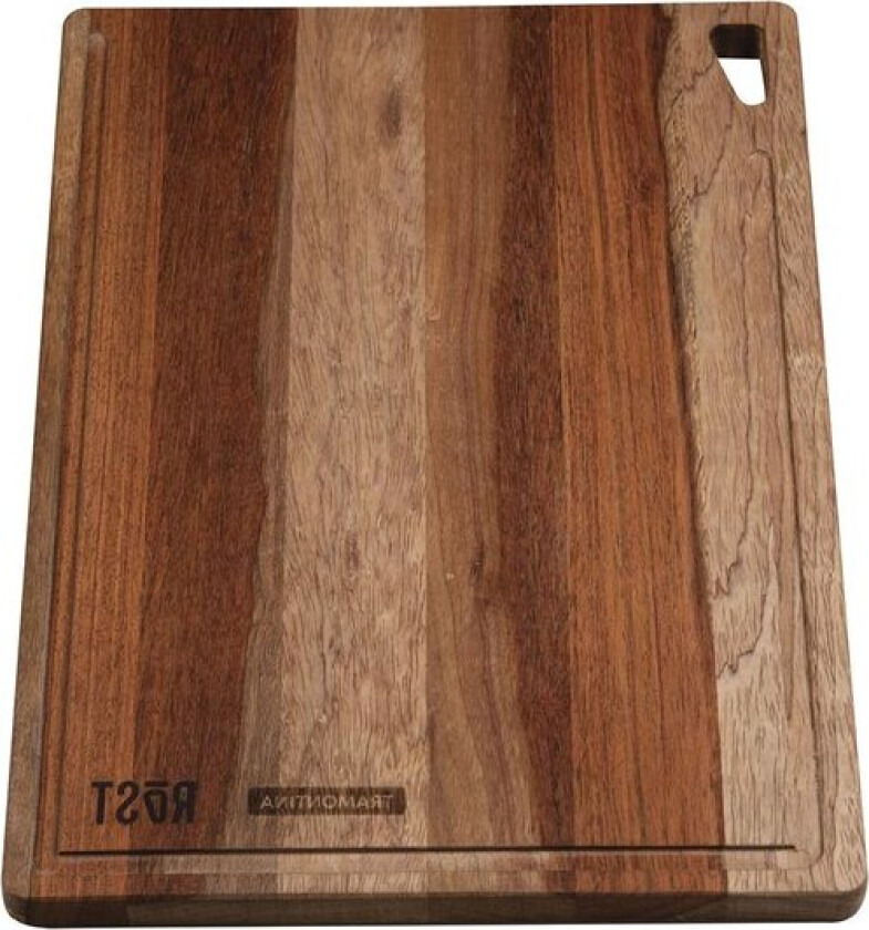 Wooden board skjære- og serveringsfjøl 40x28 cm brun