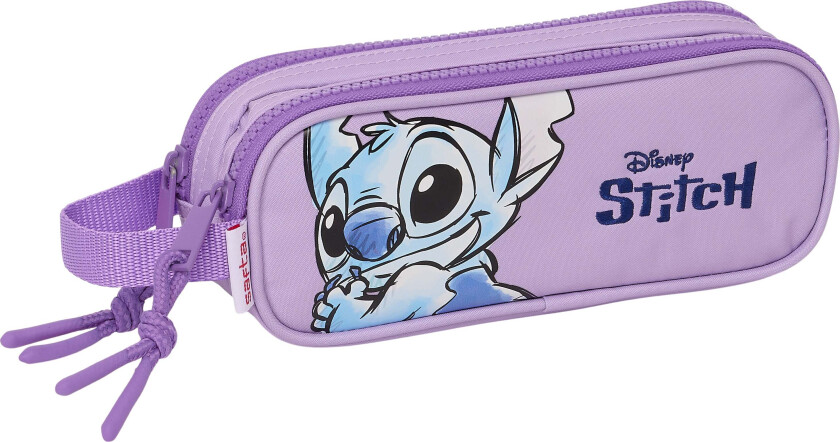 Disney Lilo and Stitch Dobbeltpennal Sweet, Blå/Lilla - Pennal - Polyester