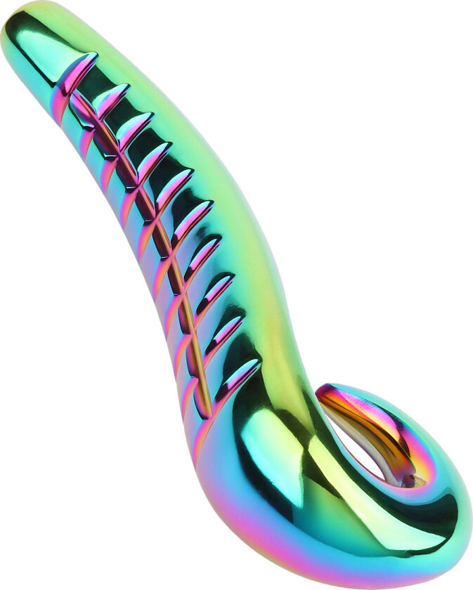 Mr Steel: Devil's Tongue Dildo, rainbow