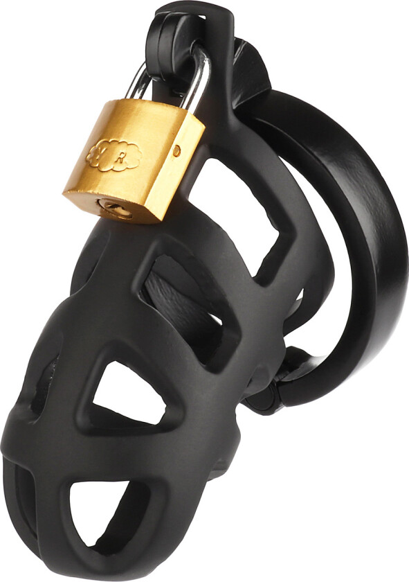 Mr Steel: Brutal Chastity Cage, svart