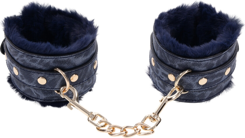 Cougar Håndleddsmansjetter med fuskepels - Blå