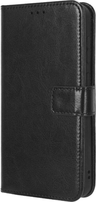 Samsung Galaxy S23+ (Plus) Kunstskinn Flip Deksel m. Kortholder & Ståfunksjon - Svart