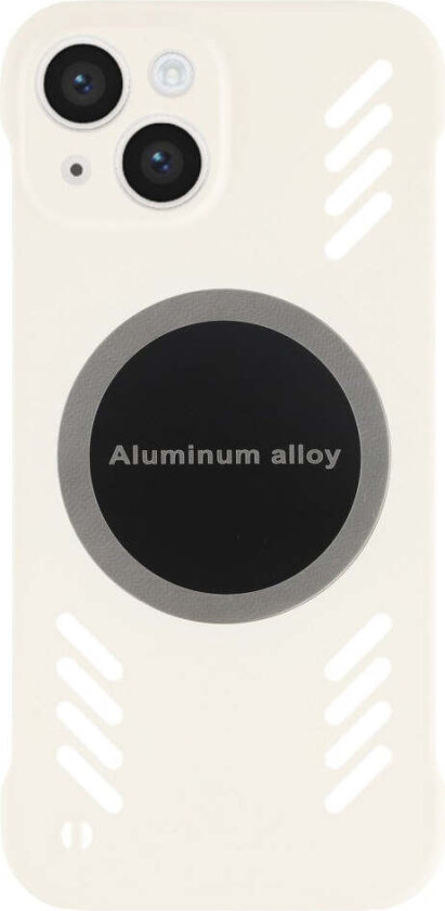 iPhone 13 Hard Plast Deksel m. Varmeavledning - Hvit