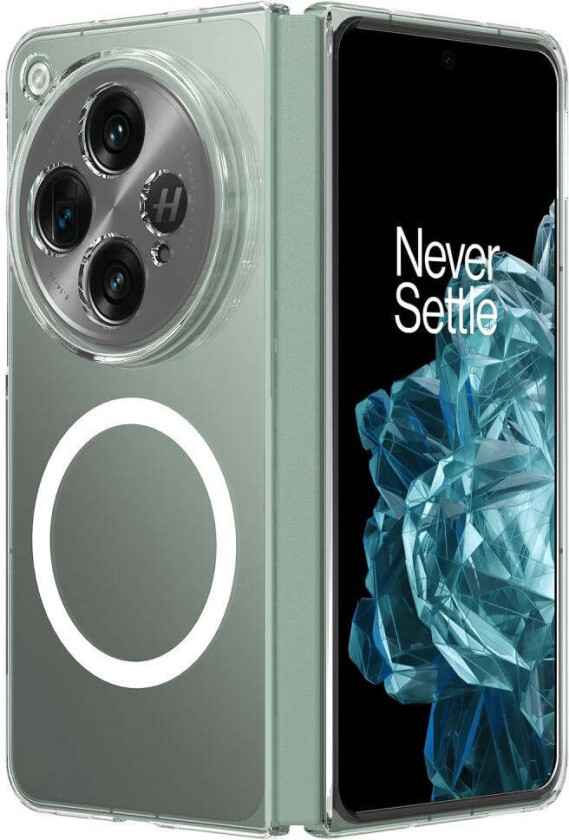 OnePlus Open Hard Plast Deksel - MagSafe Kompatibel - Gjennomsiktig