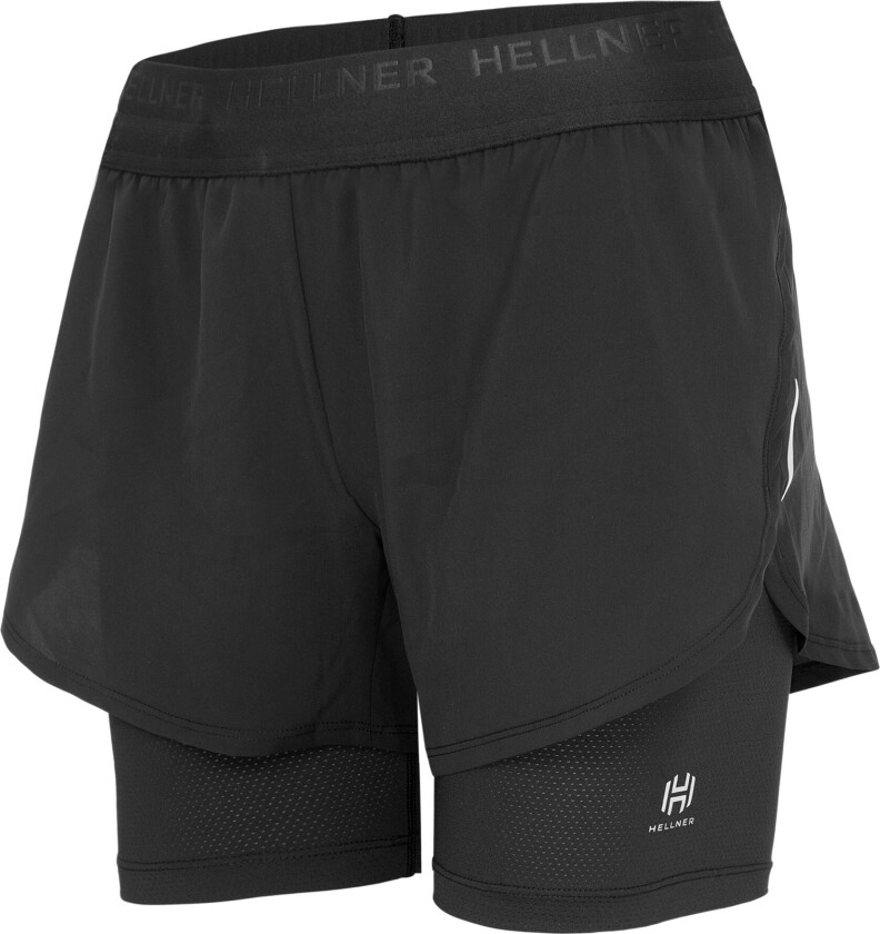 Women's Kelva 2-In-1 Running Long Tights Black Beauty/black Beauty