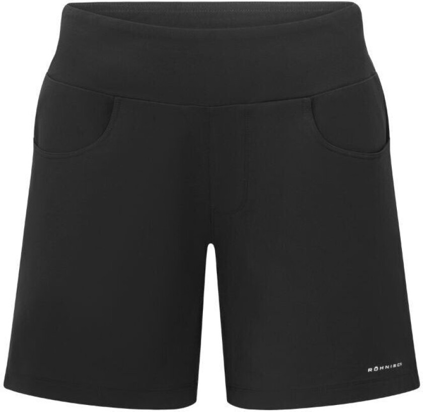 Twill Stretch Pull On Shorts Dame Svart M