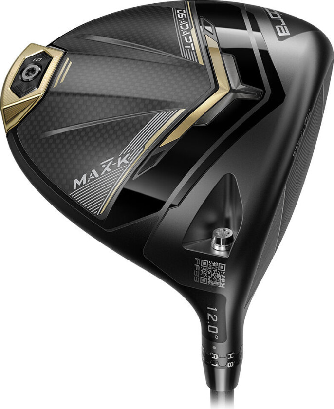 Ds-Adapt Max-K Driver Dame Høyre 12° Lady (Ust Helium Nanocore 4f1 L 43g, Lamkin Crossline Undersize Black)