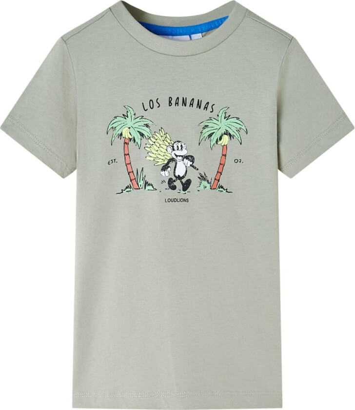 T-skjorte for barn lysekaki 140