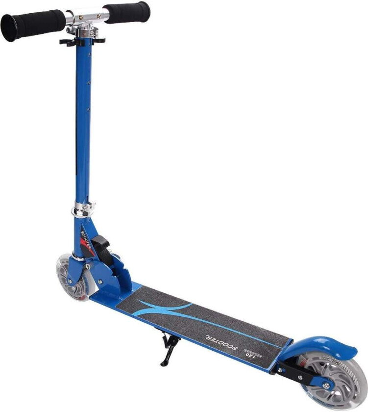 Scooter sparkesykkel sparkesykkel barnescooter byscooter sammenleggbar opp til 70KG-blå
