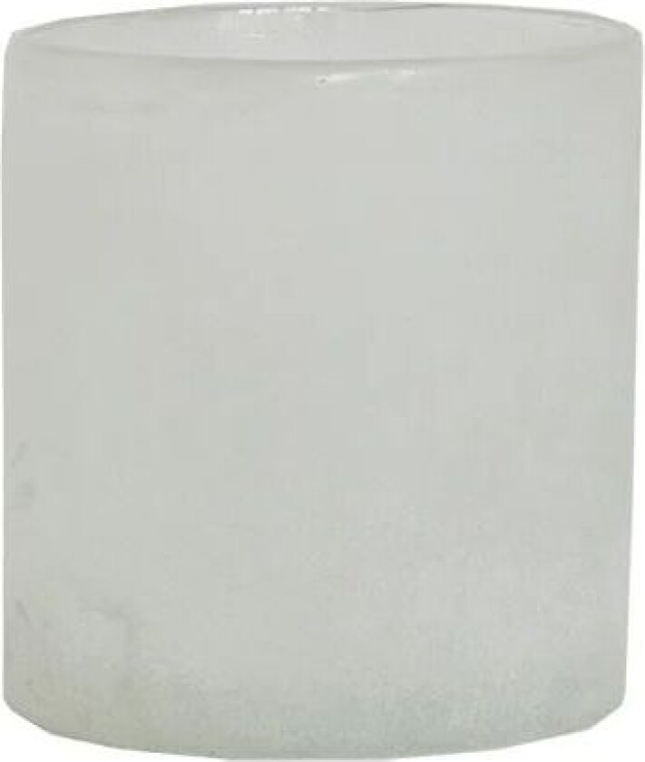 Frost telysglass M Hvit