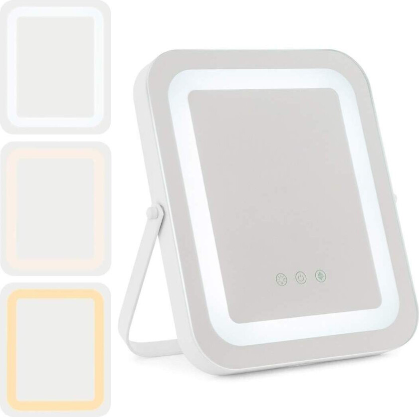 Bilde av Sminkespeil med belysning & berøringsbryter & minnefunksjon Dimbart sminkespeil