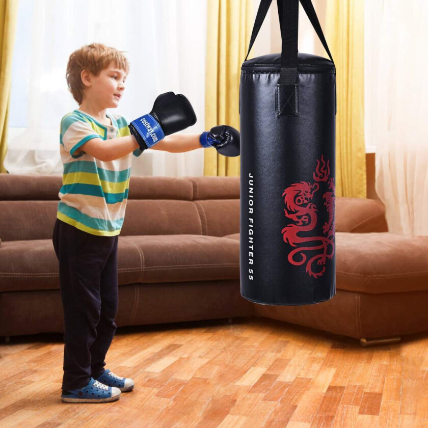 Bilde av 10 kg boksesekksett med 8oz boksehansker boksesekk for barn boksesekk boksesekk