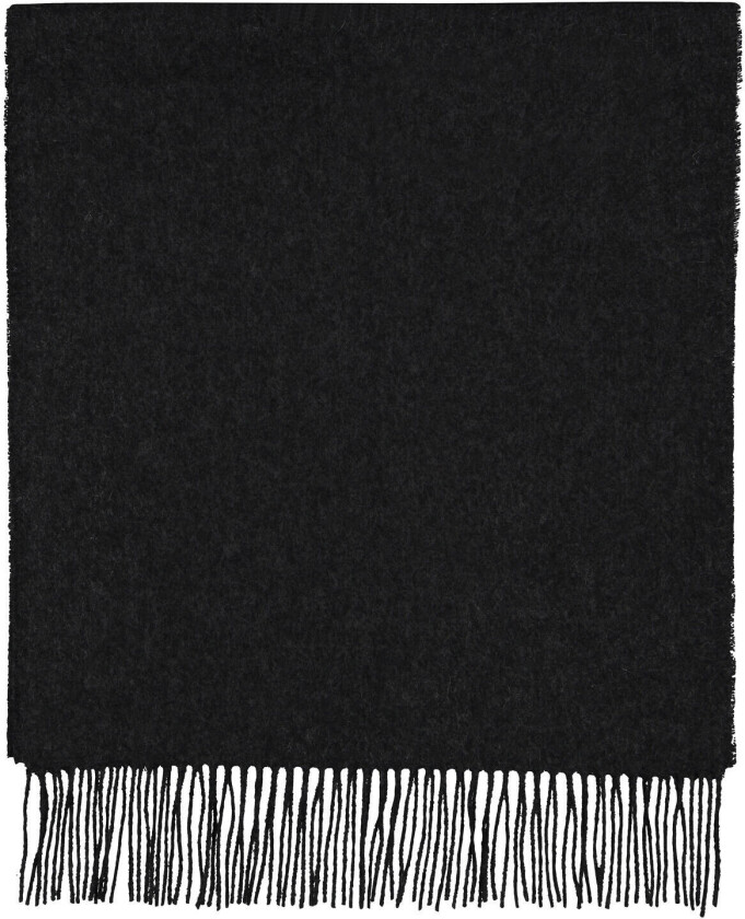 Bea Scarf Dark Grey Melange One Size Wool scarf