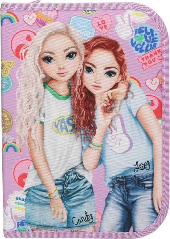 Dobbelt Pennal GIRL POWER - Pink