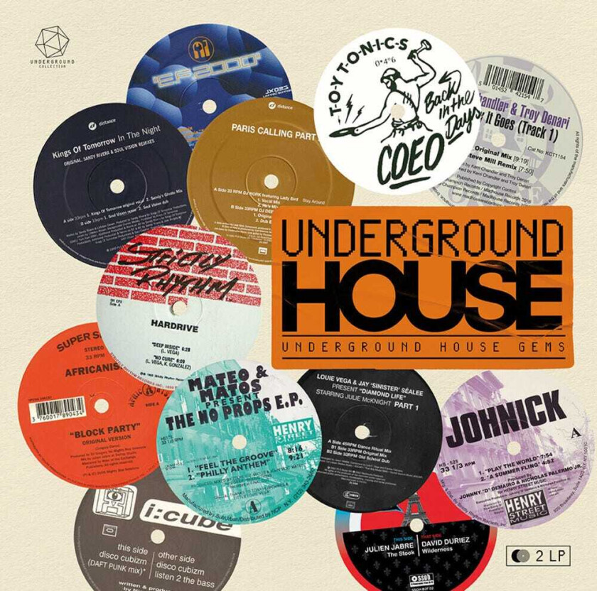 Diverse Artister Underground House LP/Vinyl