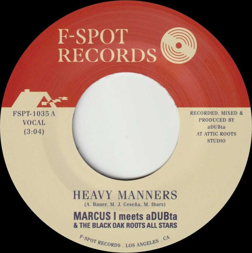 Marcus I Meets Adubta Heavy Manners LP/Vinyl