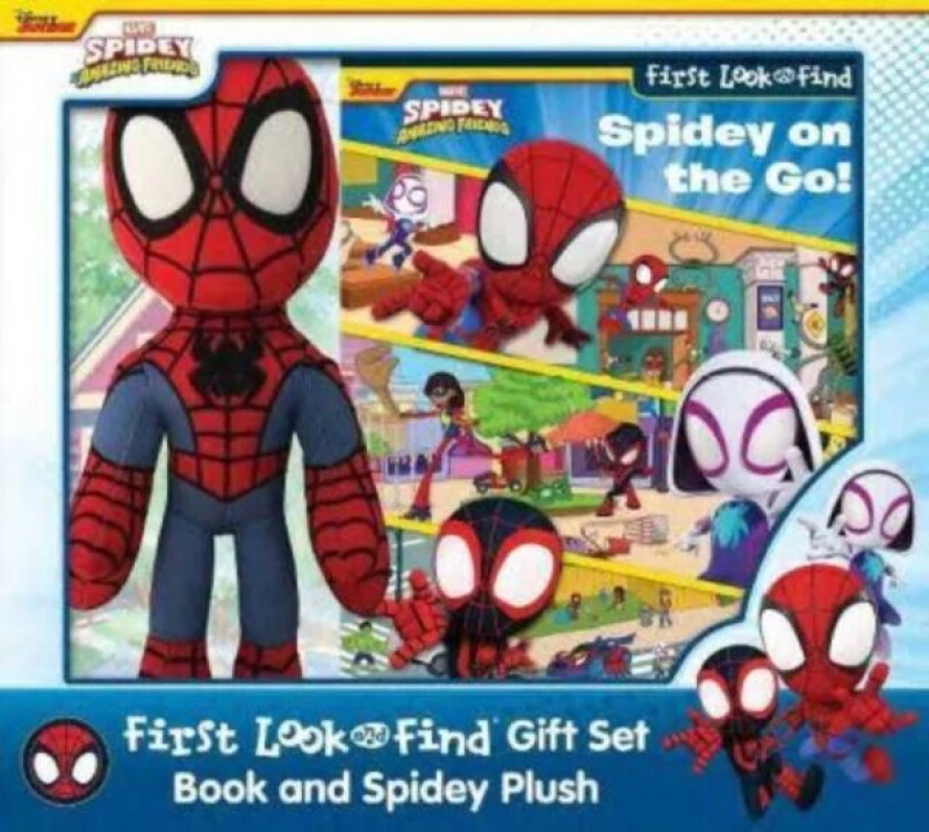 Disney Junior Marvel Spidey & His Amazing Friends First LF Book Box Plush Gift Set av PI Kids