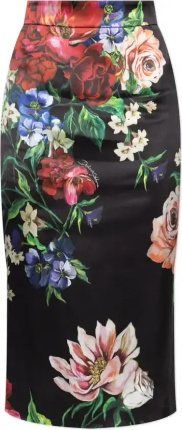 Dame, Skjørt, Svart, 2XS