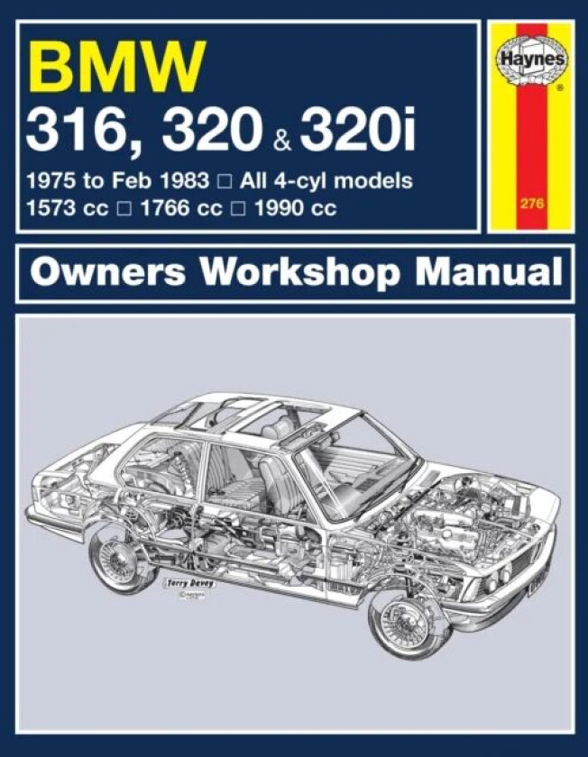 BMW 316, 320 & 320i (4-cyl)(75 - Feb 83) Haynes Repair Manual av Haynes Publishing