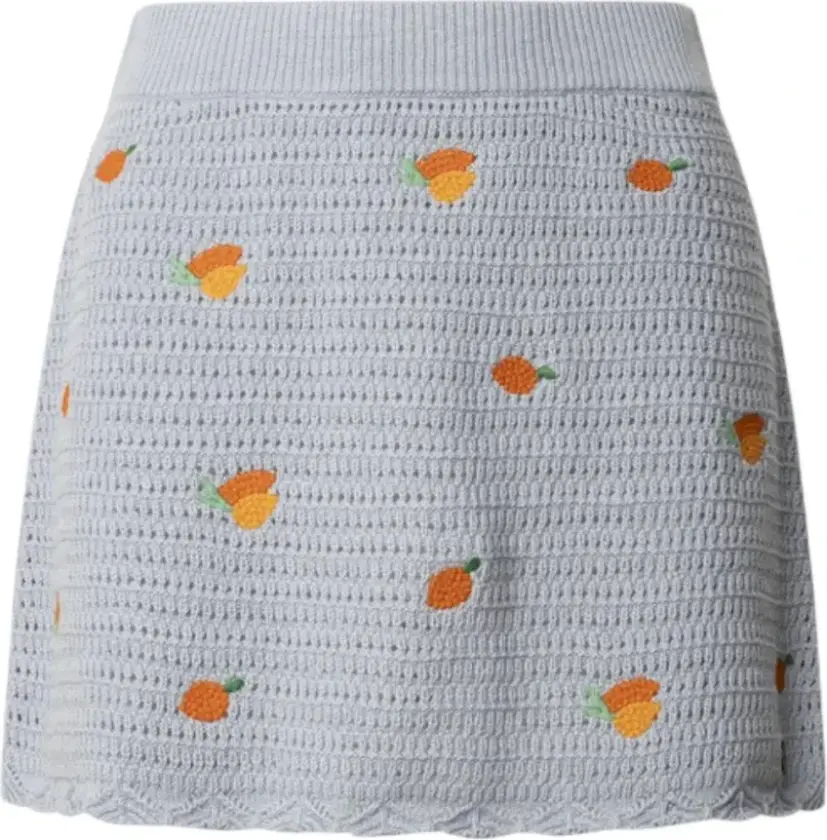 Dame, Skjørt, Flerfarget, S