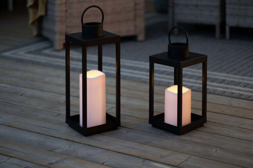 Lykt med integrert LED kubbelys