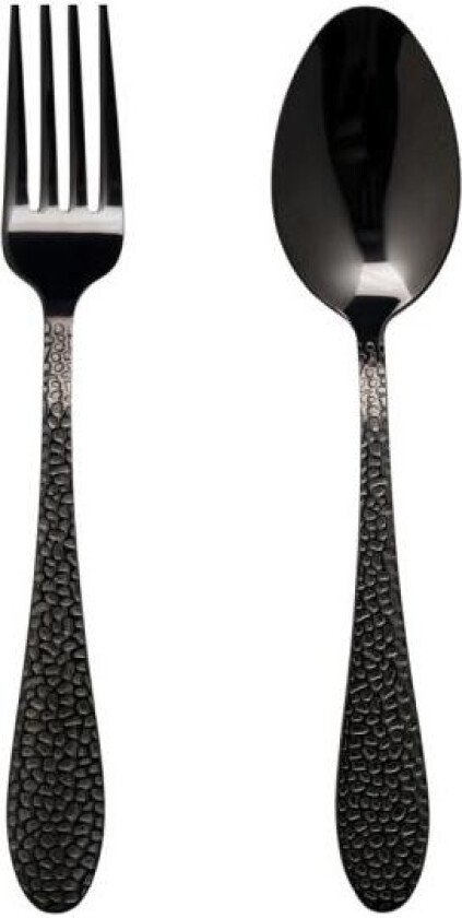 Frost dessertbestikk 8 deler svart