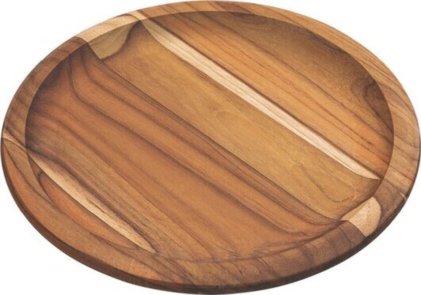 Wooden board tallerken 26 cm teak