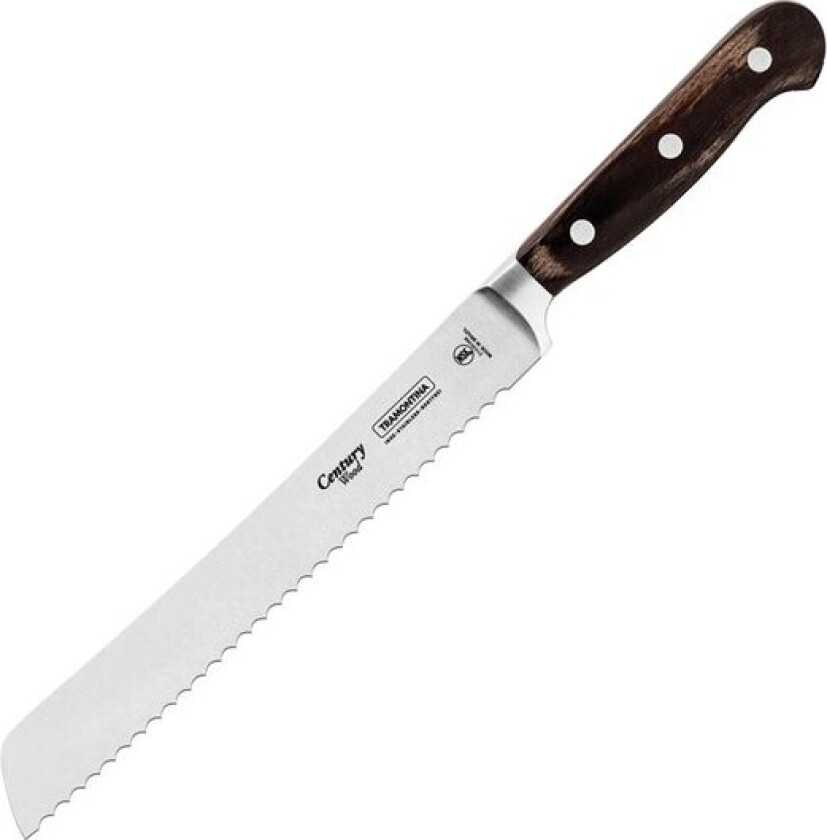 Polywood brødkniv 20 cm brun