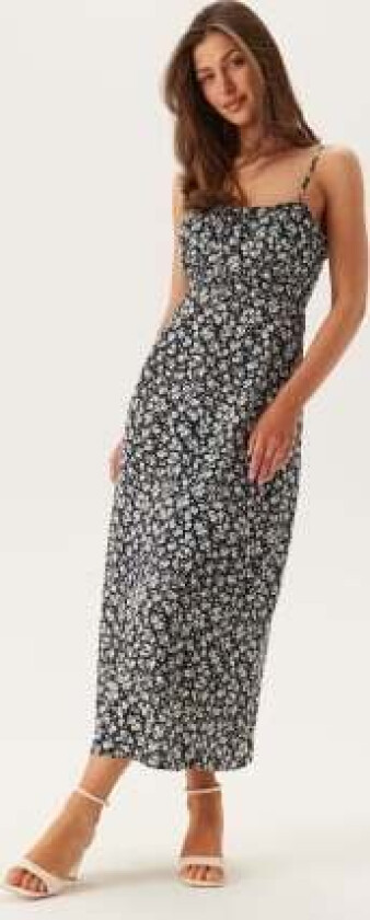 Onlnelly Life Alexa Midi Dress Night Sky Aop:little Flower L