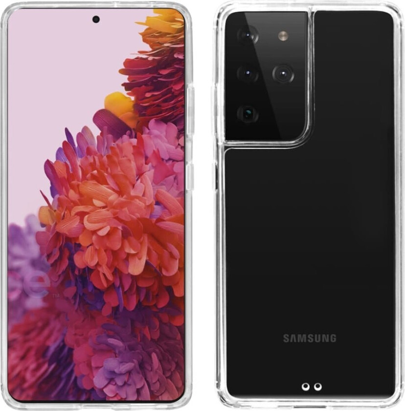 Samsung Galaxy S21 Ultra Deksel HardCover Transparent Klar