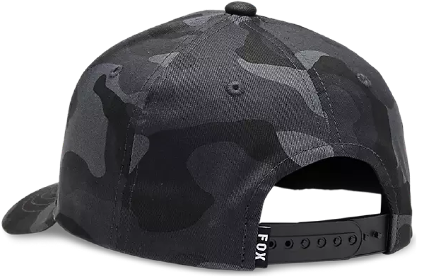 Fox Youth Camo 110 Snapback Hat Black Camo