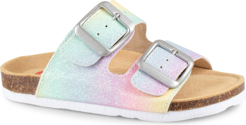 Kids' Pika Sandal Lila Regnbåge