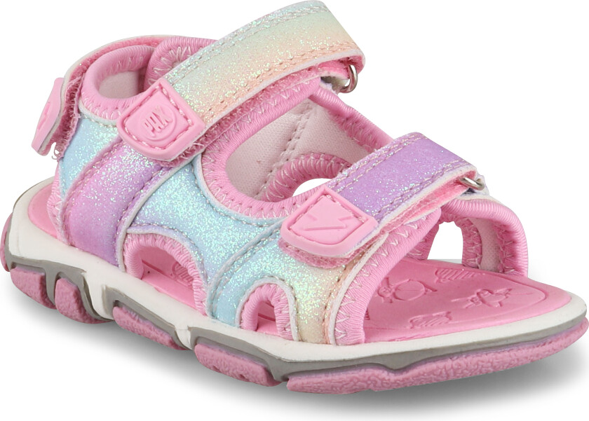 Kids' Wave Pink Rainbow