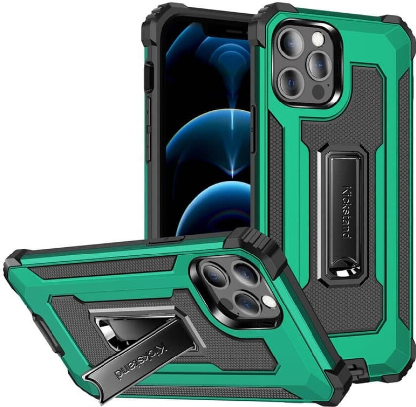 Jazz Støtsikkert deksel 2in1 Apple iPhone 13 Pro : Farge - Grønn